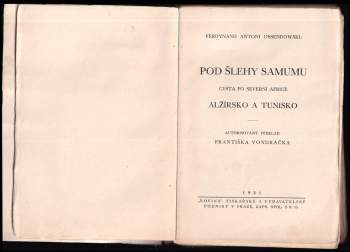 Ferdynand Antoni Ossendowski: Pod šlehy samumu