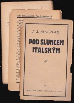 Josef Svatopluk Machar: Pod sluncem italským