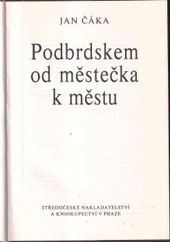 Podbrdskem od městečka k městu