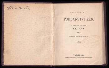 John Stuart Mill: Poddanství žen