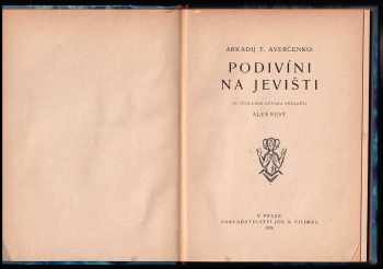 Arkadij Timofejevič Averčenko: Podivíni na jevišti