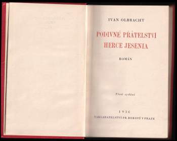 Ivan Olbracht: Podivné přátelství herce Jesenia