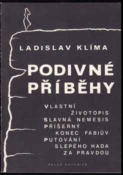 Ladislav Klíma: Podivné příběhy