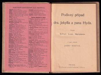 Robert Louis Stevenson: Podivný případ dra. Jekylla a pana Hyda