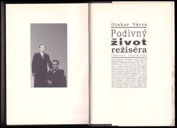 Otakar Vávra: Podivný život režiséra