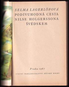 Selma Lagerlöf: Podivuhodná cesta Nilse Holgerssona Švédskem