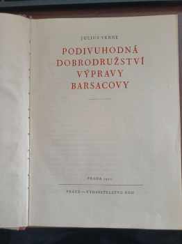 Jules Verne: Podivuhodná dobrodružství výpravy Barsacovy