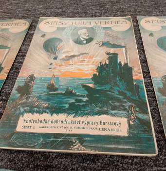 Jules Verne: Podivuhodné dobrodružství výpravy Barsacovy - SEŠITOVÉ VYDÁNÍ - KOMPLET