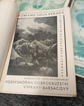 Jules Verne: Podivuhodné dobrodružství výpravy Barsacovy - SEŠITOVÉ VYDÁNÍ - KOMPLET