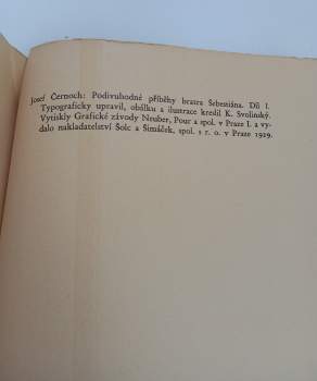 Josef Černoch: Podivuhodné příběhy bratra Šebestiána