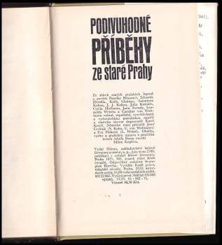 Karel Krejčí: Podivuhodné příběhy ze staré Prahy