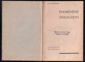 František Poláček: Podmíněné odsouzení