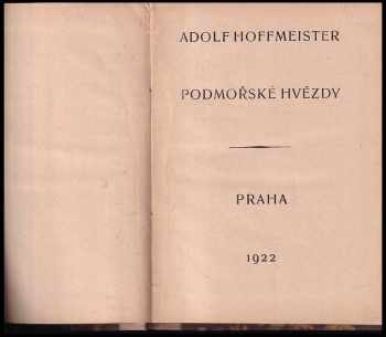 Adolf Hoffmeister: Podmořské hvězdy