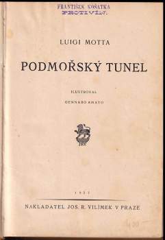 Luigi Motta: Podmořský tunel