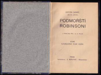 Émile-Cyprian Driant: Podmořští Robinsoni