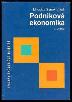 Miloslav Synek: Podniková ekonomika