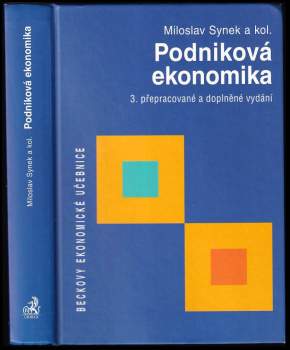 Miloslav Synek: Podniková ekonomika