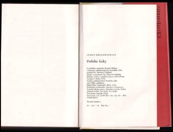 Jerzy Broszkiewicz: Podoba lásky