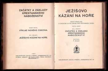 František Žilka: Podobenství Ježíšova