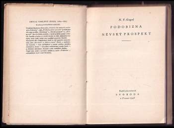 Nikolaj Vasil'jevič Gogol‘: Podobizna ; Něvský prospekt
