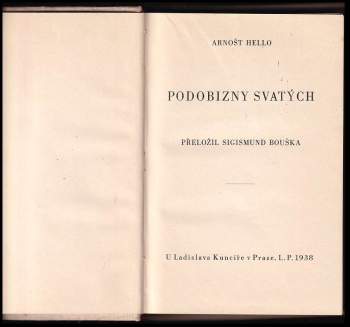 Ernest Hello: Podobizny svatých