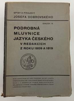 Podrobná mluvnice jazyka českého