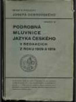 Podrobná mluvnice jazyka českého