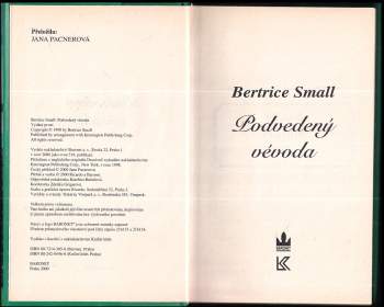 Bertrice Small: Podvedený vévoda