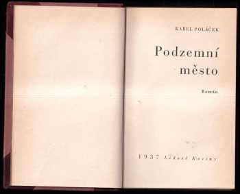 Karel Poláček: Podzemní město