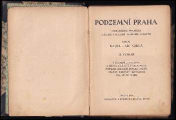 Karel Ladislav Kukla: Podzemní Praha
