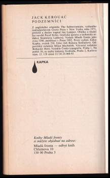 Jack Kerouac: Podzemníci