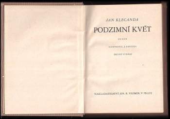 Jan Klecanda: Podzimní květ