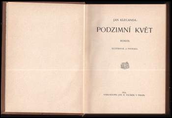 Jan Klecanda: Podzimní květ