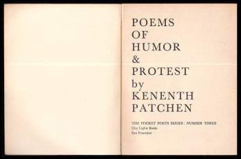 Kenneth Patchen: Poems of Humor & Protest