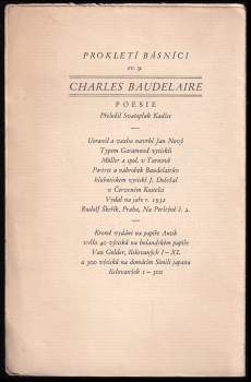 Charles Baudelaire: Poesie