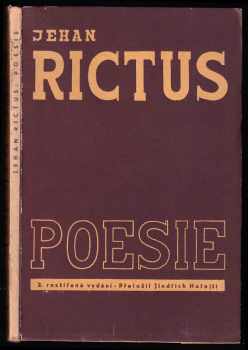 [Poesie] - Jehan Rictus (1936, Jan Fromek) - ID: 291018