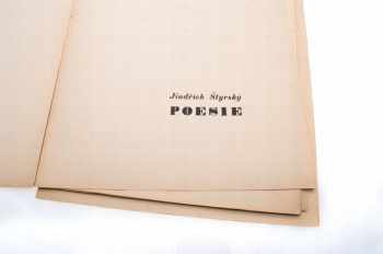 Jindřich Štyrský: Poesie