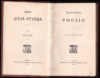 Julius Zeyer: Poesie