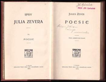 Julius Zeyer: Poesie