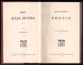 Julius Zeyer: Poesie