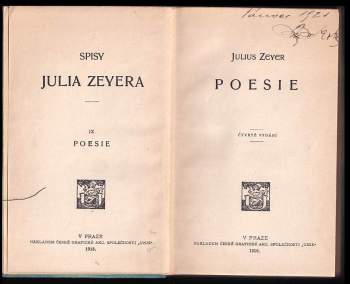 Julius Zeyer: Poesie