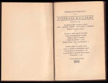 Stéphane Mallarmé: Poesie