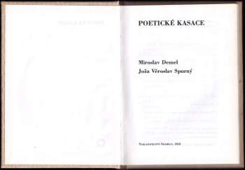 Miroslav Demel: Poetické kasace