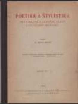 Poetika a štylistika