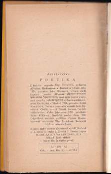 Aristotelés: Poetika