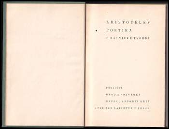Aristotelés: Poetika