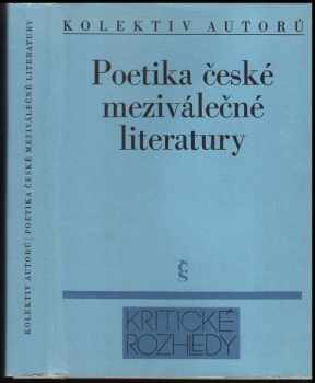 Poetika české meziválečné literatury