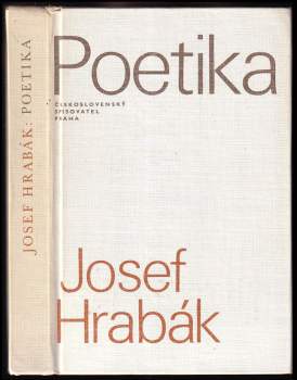 Josef Hrabák: Poetika