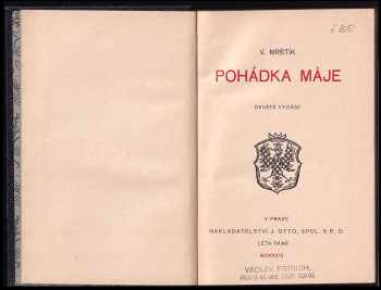 Vilém Mrštík: Pohádka máje