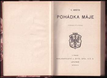 Vilém Mrštík: Pohádka máje